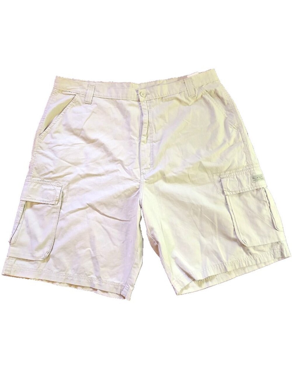 Wrangler Men's Cargo Shorts Size 42 Tan Khaki Ripstop Utility Pockets NWT